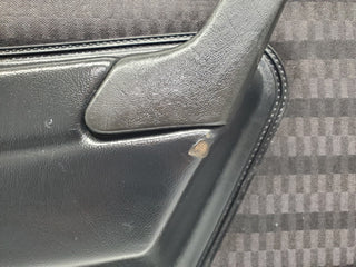 W201 Baby Benz rear left door card black used OEM