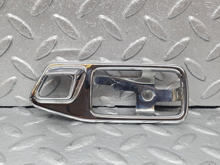 W123 Coupe door opener chrome frame left used OEM