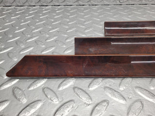 W124 dashboard wood trim set used OEM