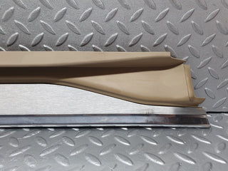 R129 SL left door sill beige used OEM