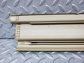 W126 rear right door sill trim beige used OEM