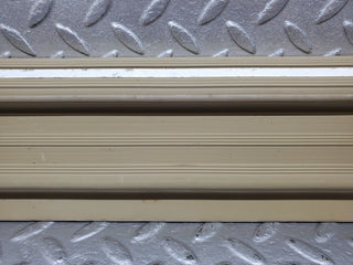 W126 rear right door sill trim beige used OEM
