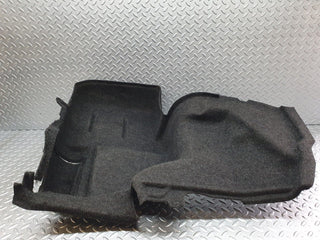 W202 trunk boot panel cover right grey used OEM
