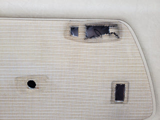 W123 rear left door card beige used OEM