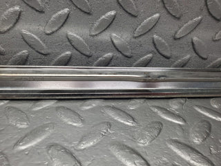 W126 Coupe door window chrome trim left side used OEM