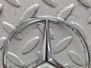W201 Baby Benz chrome rear emblem used OEM