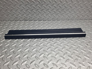 W123 rear left door sill trim blue used OEM