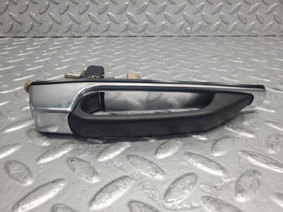 W123 exterior chrome door handle rear used OEM