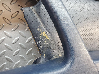 R129 SL right door card blue used OEM