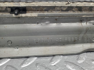W126 Coupe front left fender wing lower moulding trim used OEM