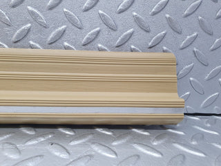 W123 Coupe left door sill trim beige used OEM