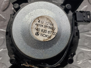 W140 rear left door speaker used OEM