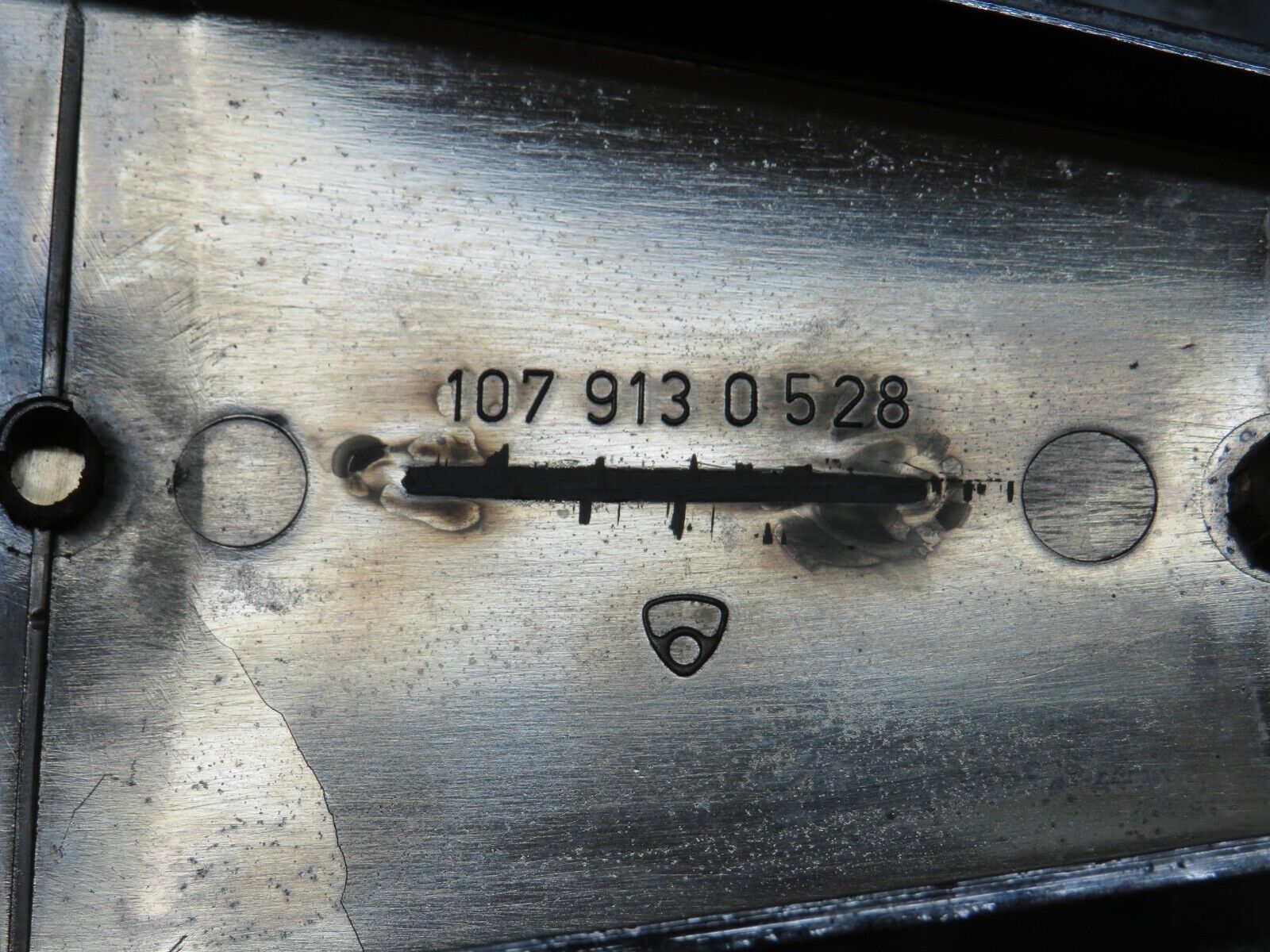 35656 Mercedes-Benz R107 280SL  Seat Hinge Chrome Cover 1079130528