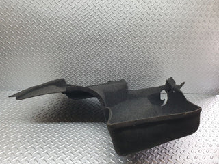 W202 trunk boot panel cover right grey used OEM