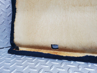R129 SL rear left wall carpet blue used OEM