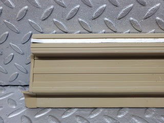 W126 rear right door sill trim beige used OEM