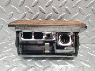 W123 Coupe centre console ashtray wood finish used OEM