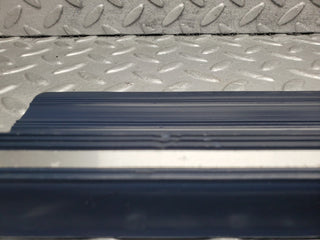 W123 rear right door sill trim blue used OEM