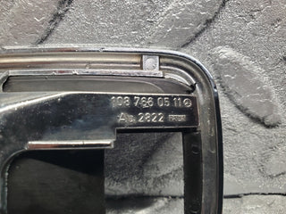 W123 Wagon chrome frame door opener left used OEM