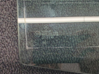 W124 Wagon rear right door window glass used OEM