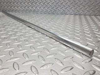 W123 Wagon rear left door chrome moulding trim used OEM