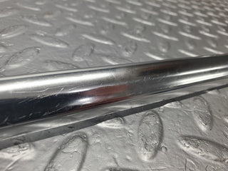 W123 rear left door chrome moulding trim used OEM