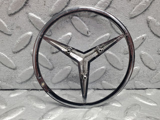 W201 Baby Benz chrome rear emblem used OEM