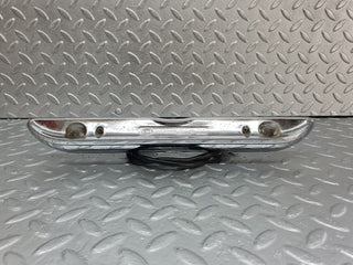 W108 number plate light trunk chrome used OEM