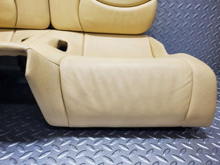 R129 SL rear seat beige leather used OEM