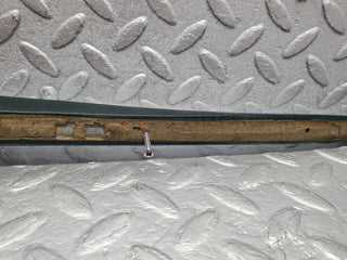 W126 rear left door interior trim green used OEM