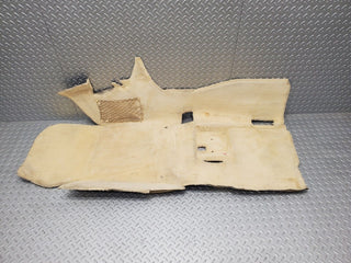 46983 Mercedes-Benz R129 320SL Coupe Front Left Floor Carpet Beige 1296801340