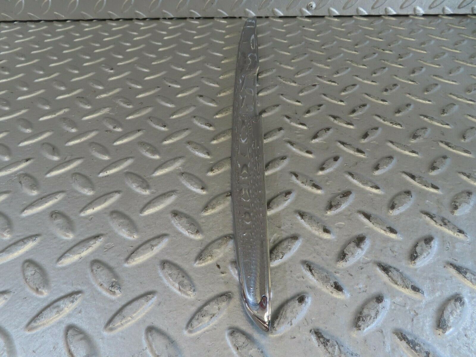 15718 Mercedes-Benz R107 450SL Trunk Chrome Handle Moulding 1077580202