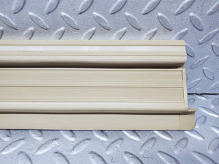 W126 rear left door sill trim beige used OEM
