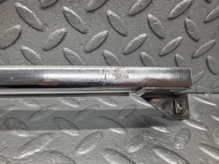 W123 rear right door chrome window channel used OEM