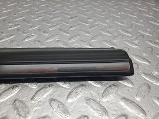 W123 rear left door lower moulding trim used OEM