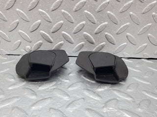 44463 Mercedes-Benz W123 280E Seat Belt Runner Cover Trim 2x Black 1239192520 1239192920 1239192620 1239193020