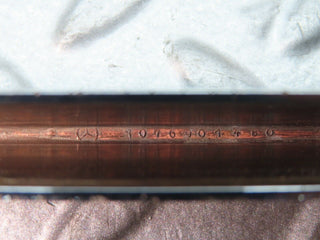 R107 SL trunk chrome handle right side used OEM