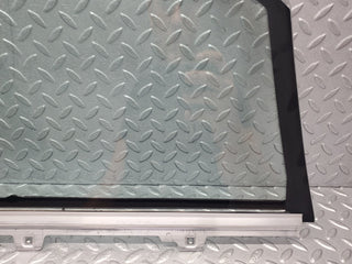 W140 front left door double window glass used OEM