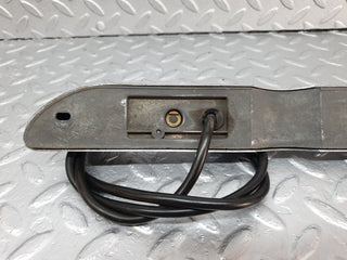 W108 number plate light trunk chrome used OEM