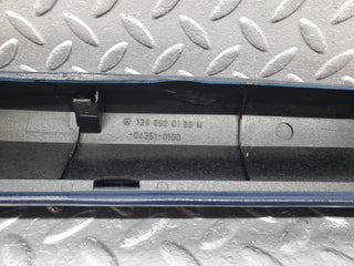 R129 SL a pillar cover right side blue used OEM