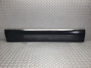 W126 Coupe left door lower moulding trim used OEM