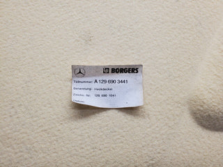 46861 Mercedes-Benz R129 320SL Coupe Interior Boot Lid Cover Panel Beige 1296903441