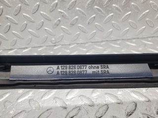 R129 SL right headlight cover trim used OEM
