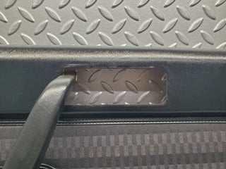 W201 Baby Benz front left door card black used OEM