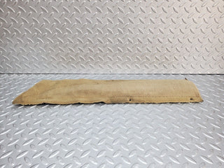 W126 front left door sill carpet beige used OEM
