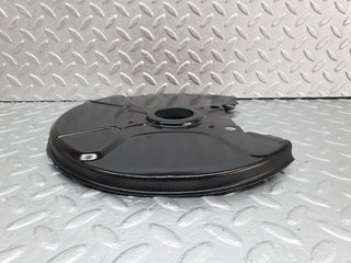 W108 front left brake disc protection plate used OEM