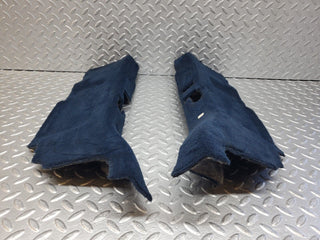 R129 SL rear floor cross member mat carpet blue used OEM