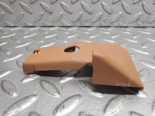 W126 Coupe front seat rail trim used OEM