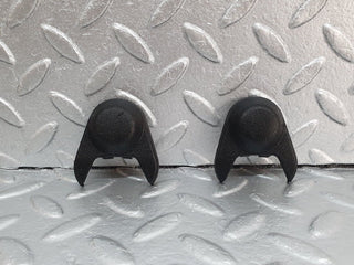 42961 Mercedes-Benz W201 190 2.0L Seat Belt Cover Pair 1248680230