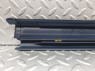 W201 Baby Benz rear left door sill blue used OEM
